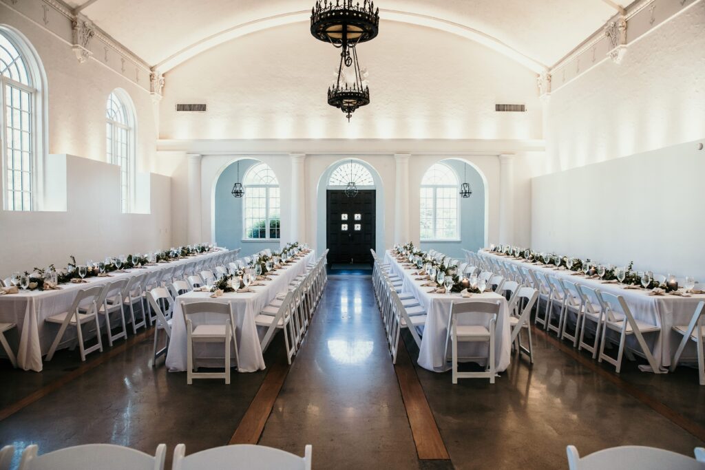La Villa KC wedding reception