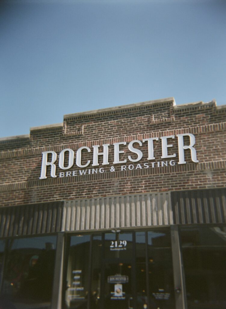 Rochester Brewing & Roasting- the venue for this Kansas City brunch wedding