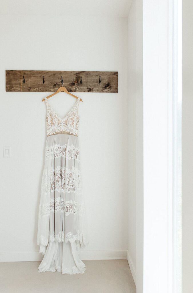 boho wedding gown