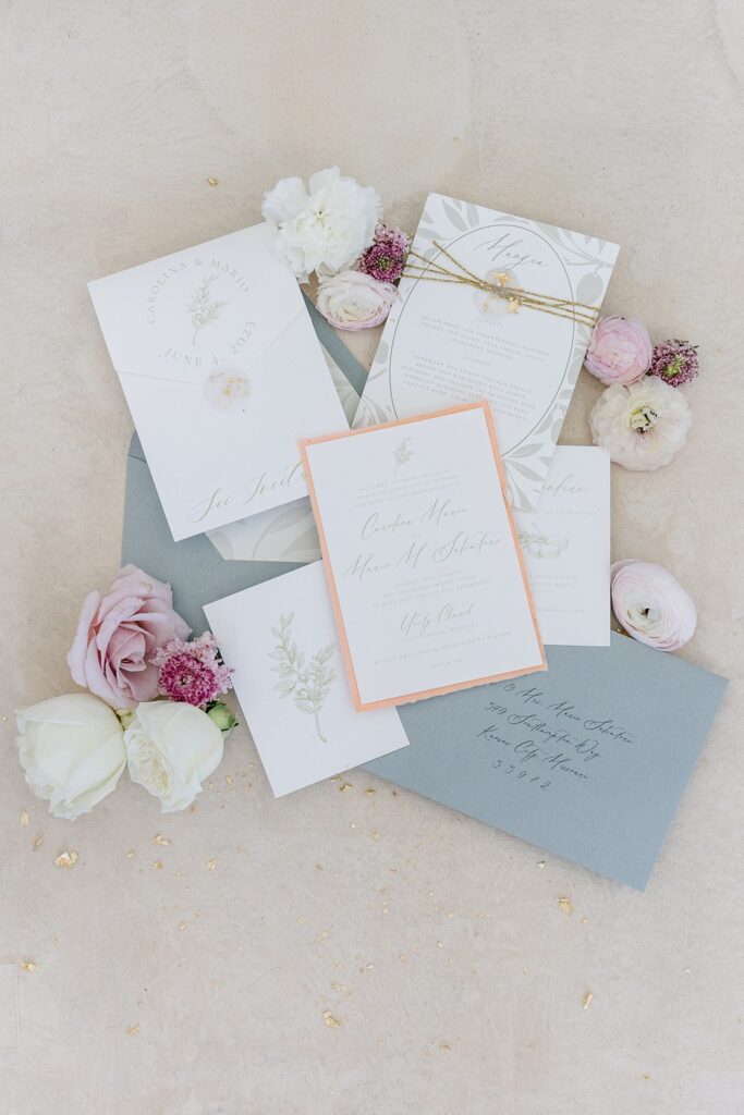 best order to book wedding vendors: 8. stationery
