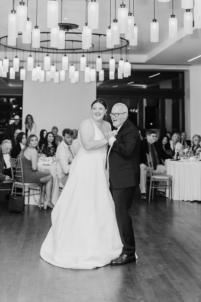 father daughter dance at Hotel Kansas City wedding