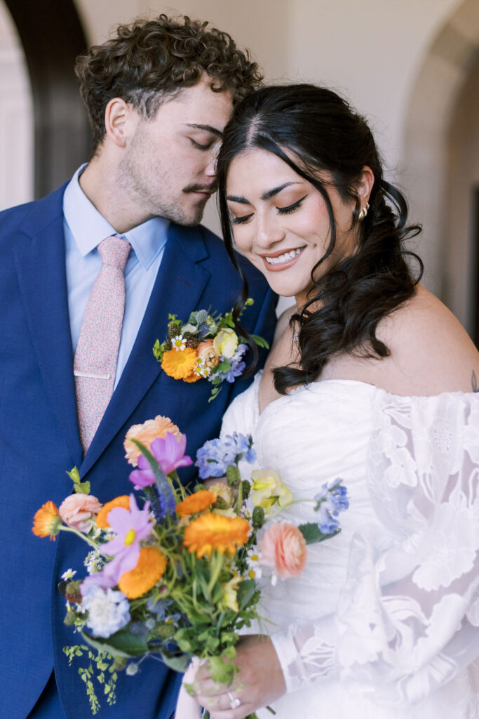 couple at Oakwood Country Club wedding