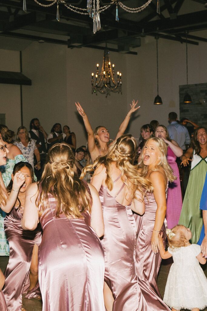 packed dance floor at The Bell of Camden Point