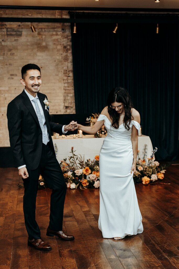 first dance at Crossroads Hotel wedding