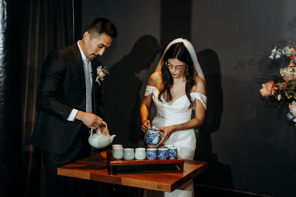 traditional tea ceremony at Crossroads Hotel