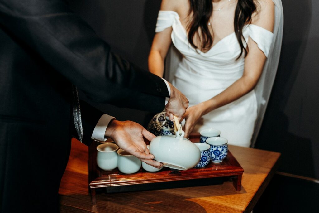 traditional tea ceremony at Crossroads Hotel