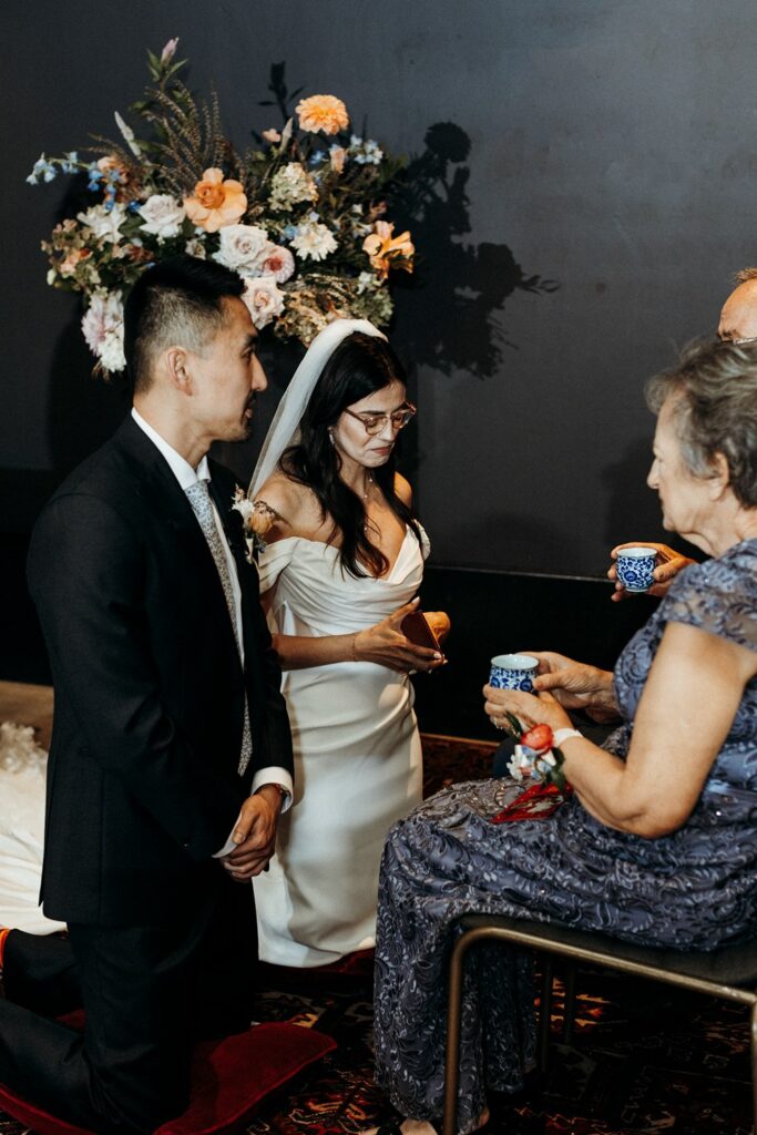 traditional tea ceremony at Crossroads Hotel