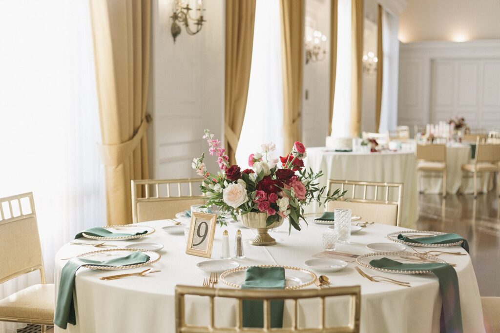 Oakwood Country Club wedding reception