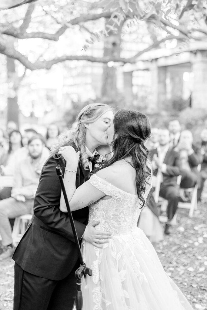 wedding ceremony at The Simpson House