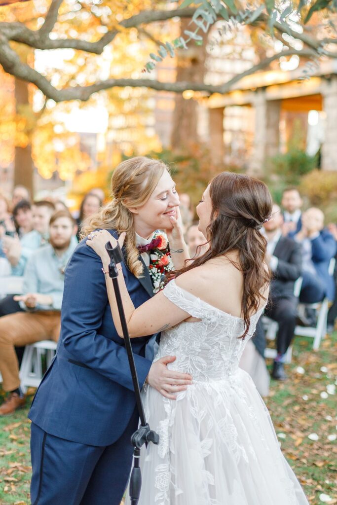 wedding ceremony at The Simpson House