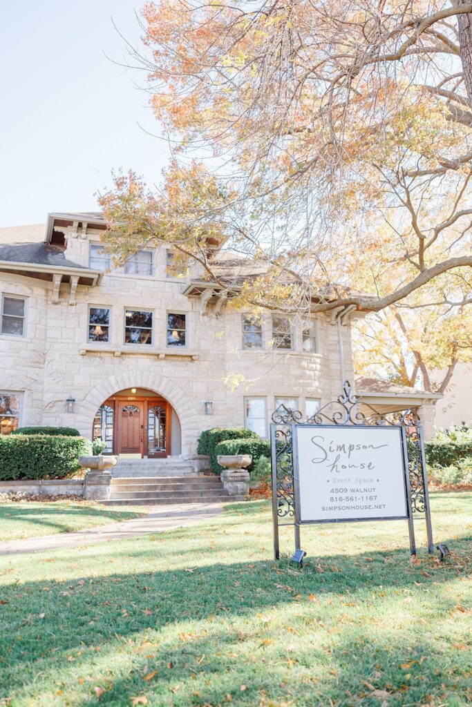 The Simpson House- Kansas City wedding venue