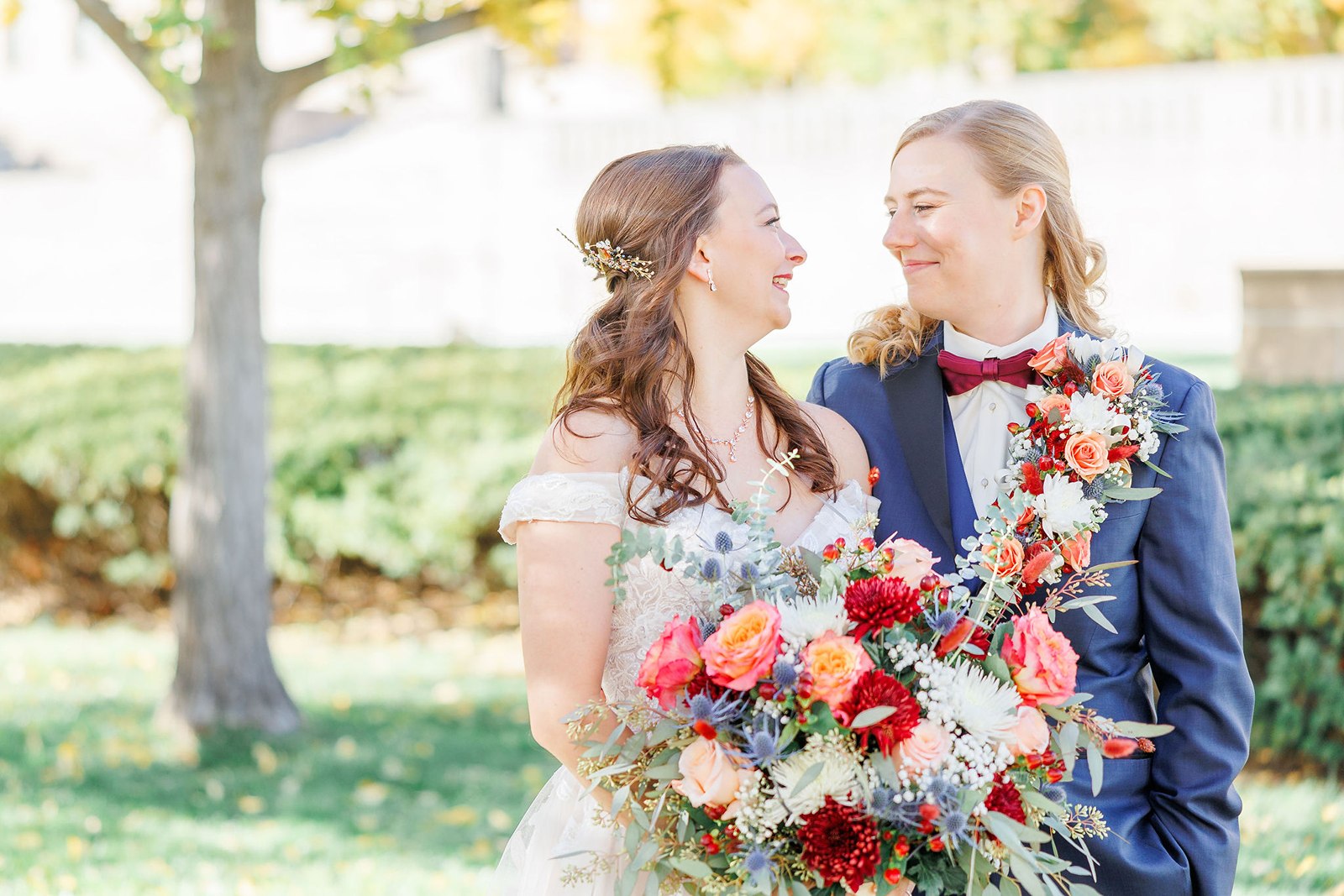 two brides at The Nelson