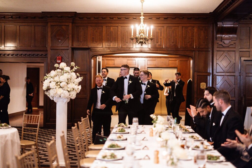 grand entrance at Hotel KC- Tudor ballroom
