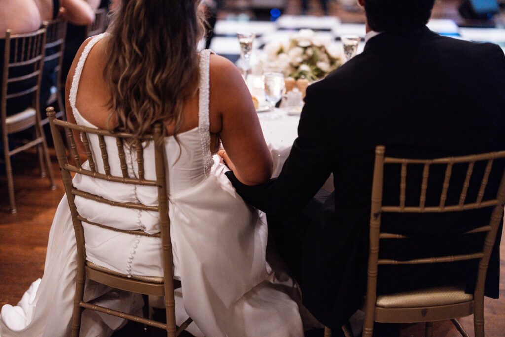 Tudor ballroom wedding toast Hotel KC