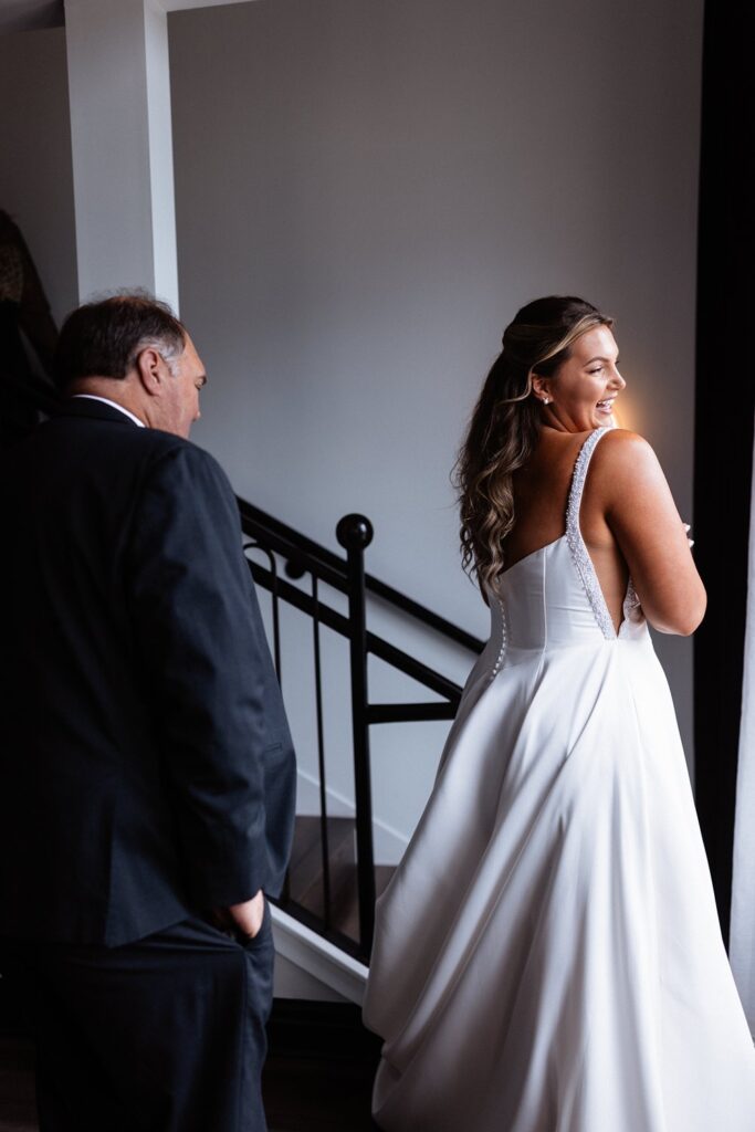 first look with dad at Hotel KC