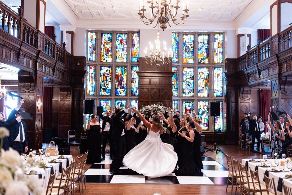 grand entrance at Hotel KC- Tudor ballroom