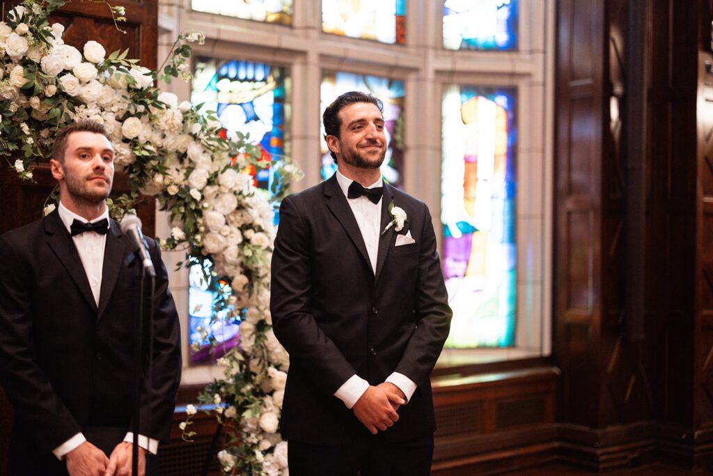 Tudor Ballroom wedding ceremony- Hotel KC