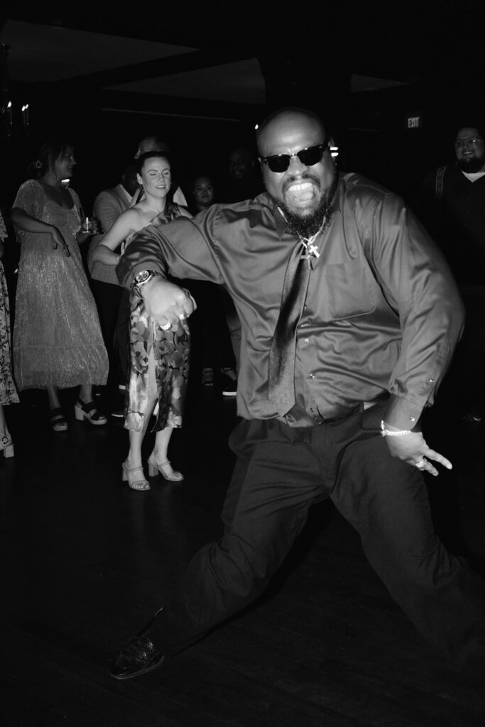 packed dance floor at Hotel Kansas City wedding
