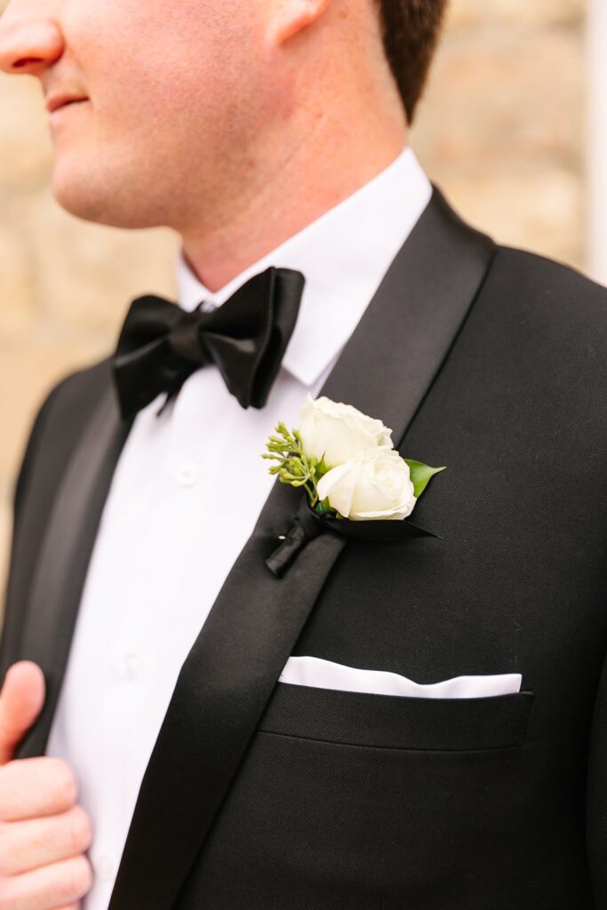 grooms portraits outside of Stone Manor