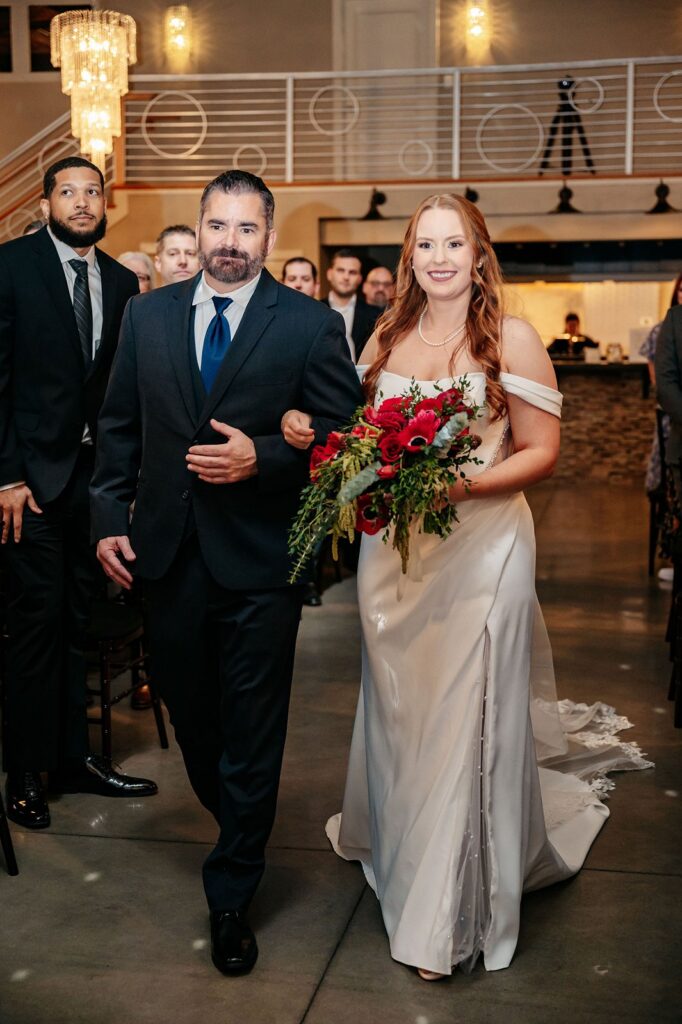 Mission Theatre wedding ceremony