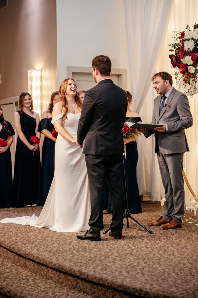 Mission Theatre wedding ceremony