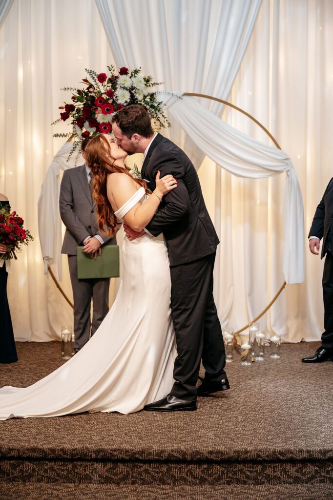 Mission Theatre wedding ceremony